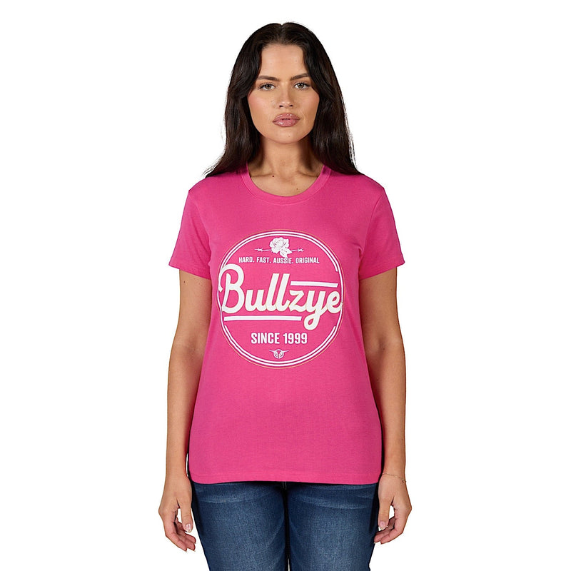 Bullzye Women’s Riley Short Sleeve Tee - Berry