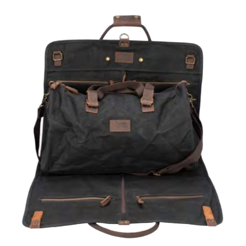Burke & Wills Foley Duffle Suit Bag - Black