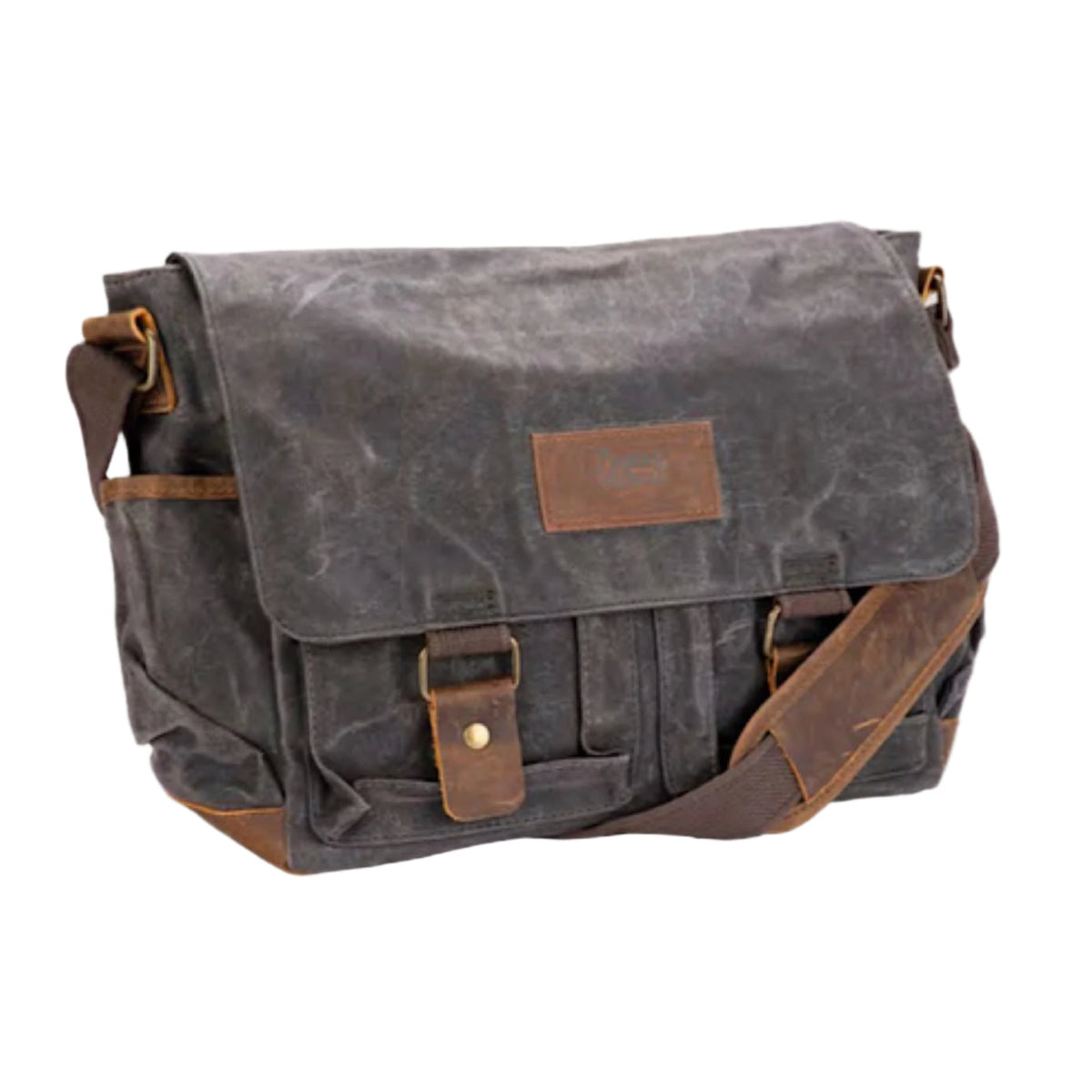 Burke & Wills Lawson Messenger Bag - Grey