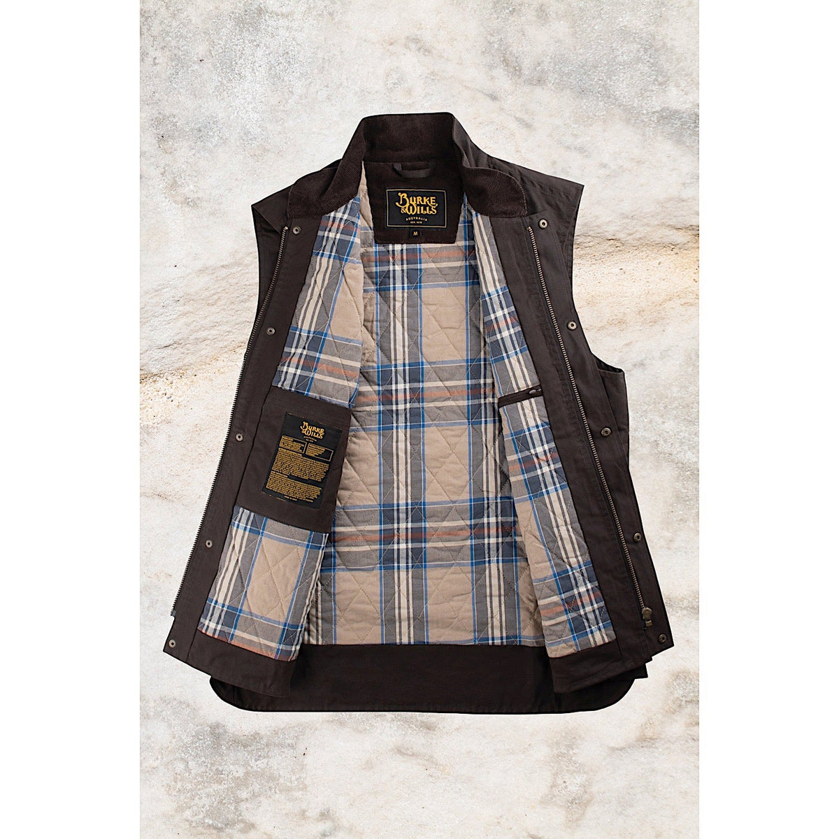 Burke & Wills Men’s Capricorn Vest - Brown