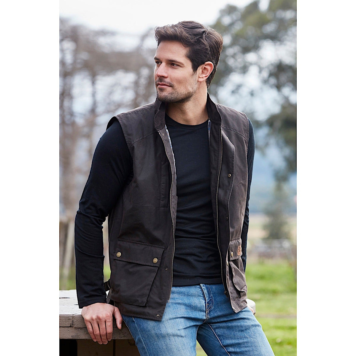 Burke & Wills Men’s Capricorn Vest - Brown