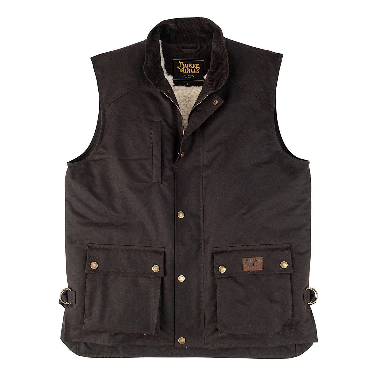Burke & Wills Men’s Derwent Vest Brown