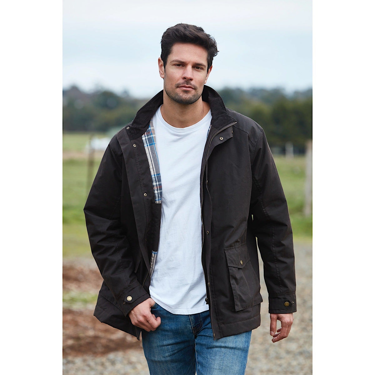 Burke & Wills Men’s River Jacket Brown