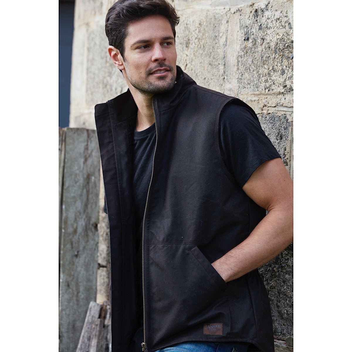 Burke & Wills Men’s Stockman Vest Brown