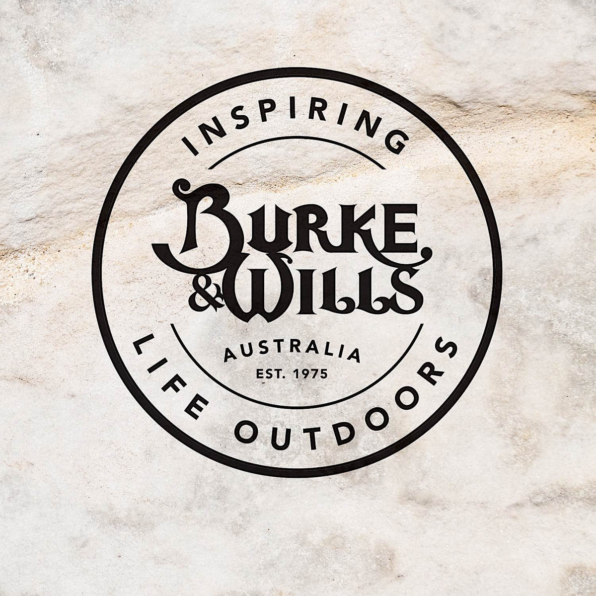 Burke & Wills Sticker 150 Clear/Black