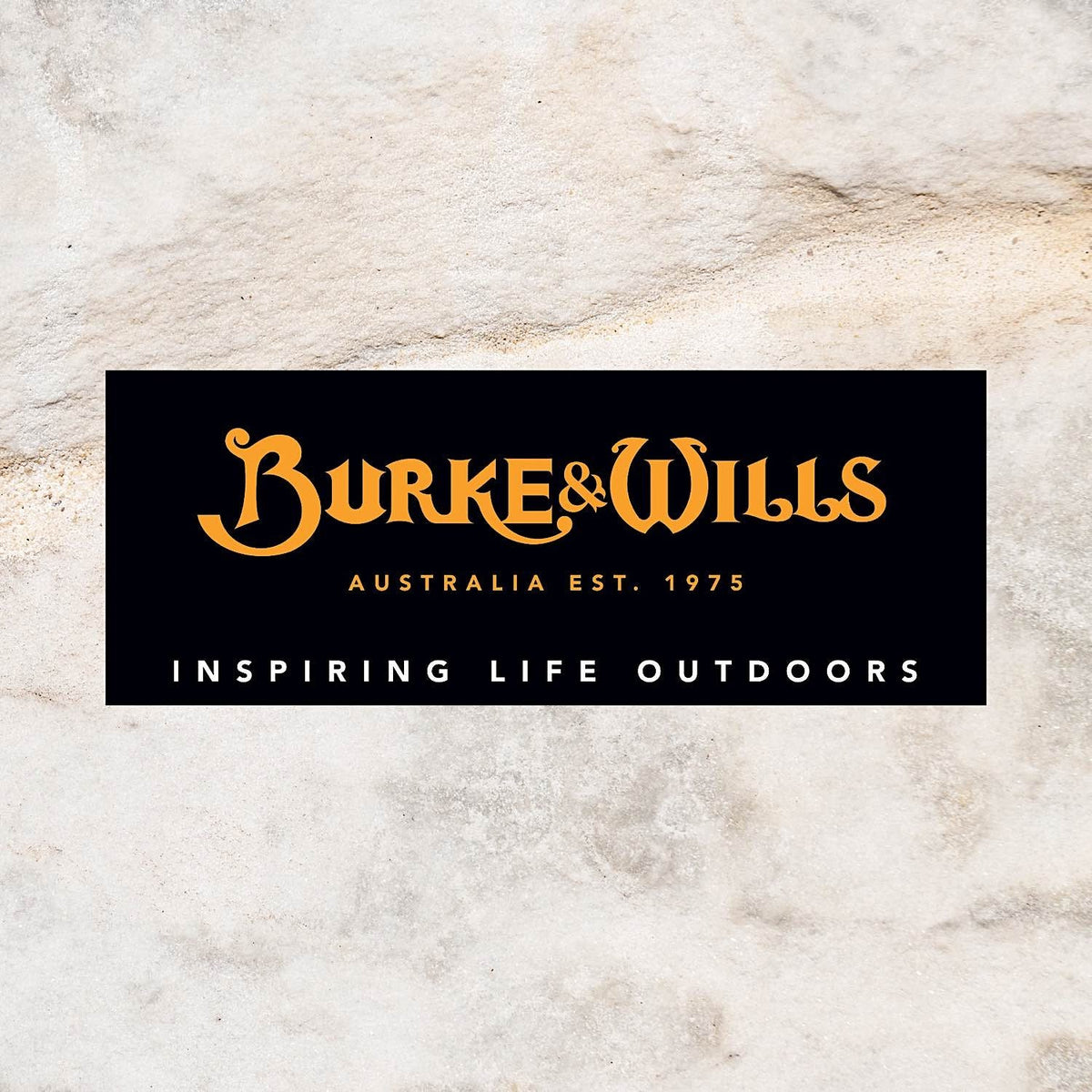 Burke & Wills Sticker 250 Black/Gold