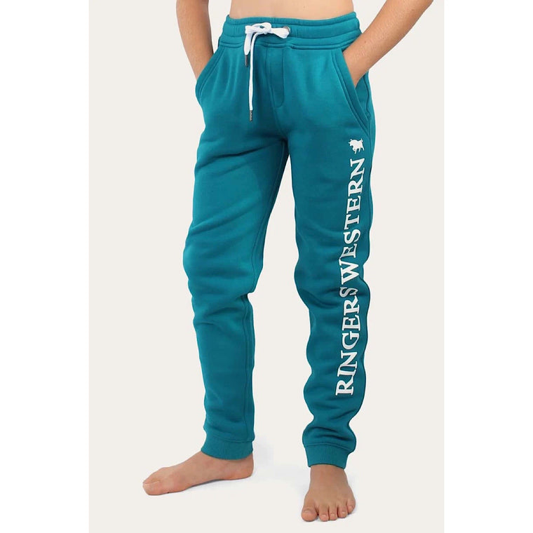 Ringers Western Kids Durango Trackpants Oceania With White Print