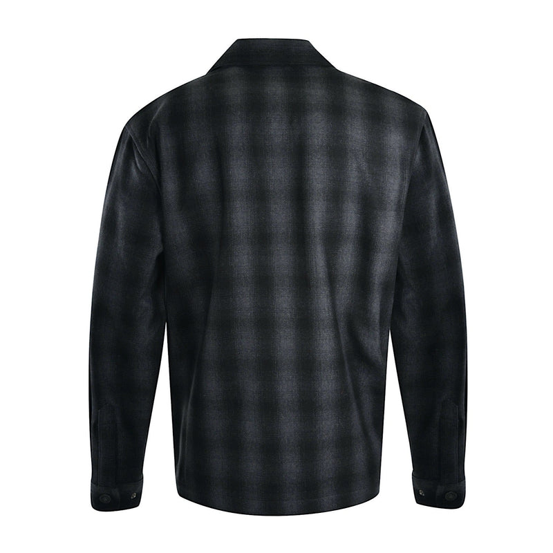 Dux-Bak Mens Mallard 1/4 Zip Overshirt Charcoal