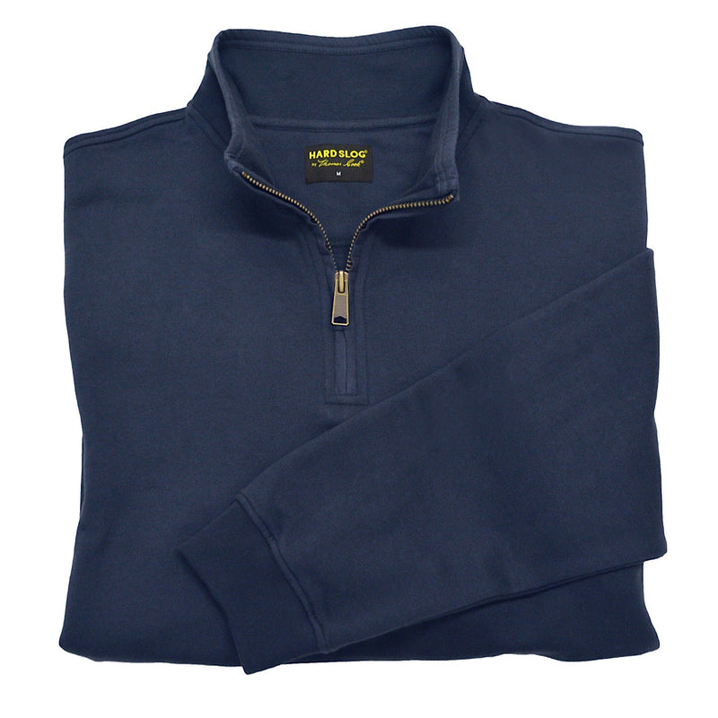 Hard Slog Men’s 1/4 Zip Fleece Top Dark Navy