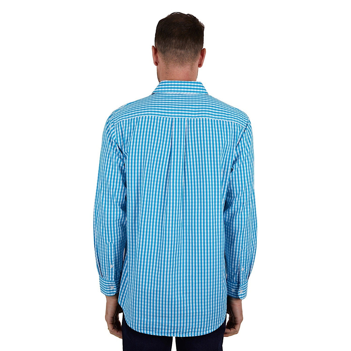 Hard Slog Men’s Alonzo Half Placket Shirt - Blue
