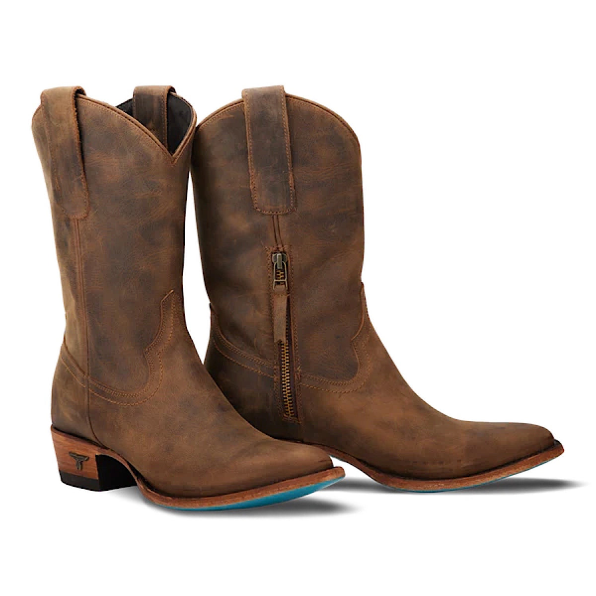Lane Boots Plain Jane Midi Boot - Burnt Caramel