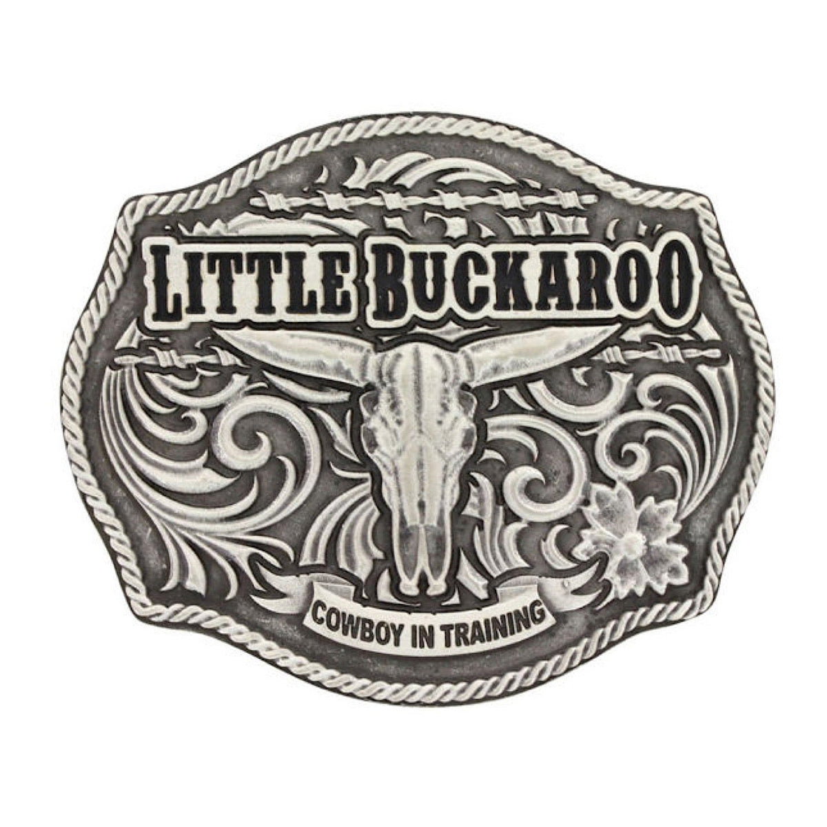 Montana Silversmiths KIDS Classic Impressions Lil’ Buckaroo Skull Attitude Buckle