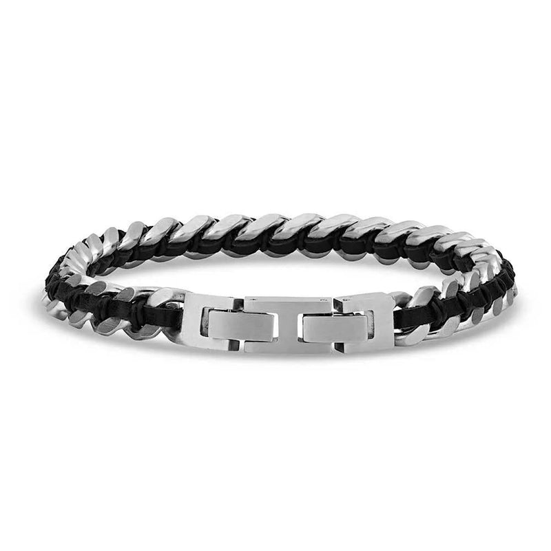 Montana Silversmiths Wrapped In Leather Light Bracelet