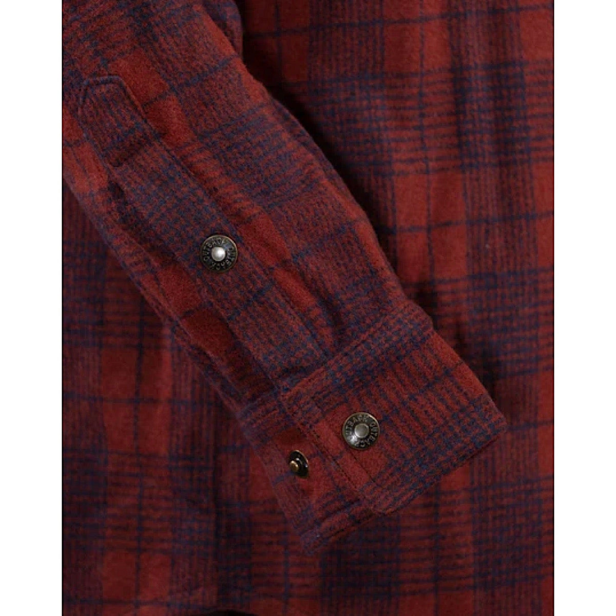 Outback Trading Mens Clyde Big Shirt - Red