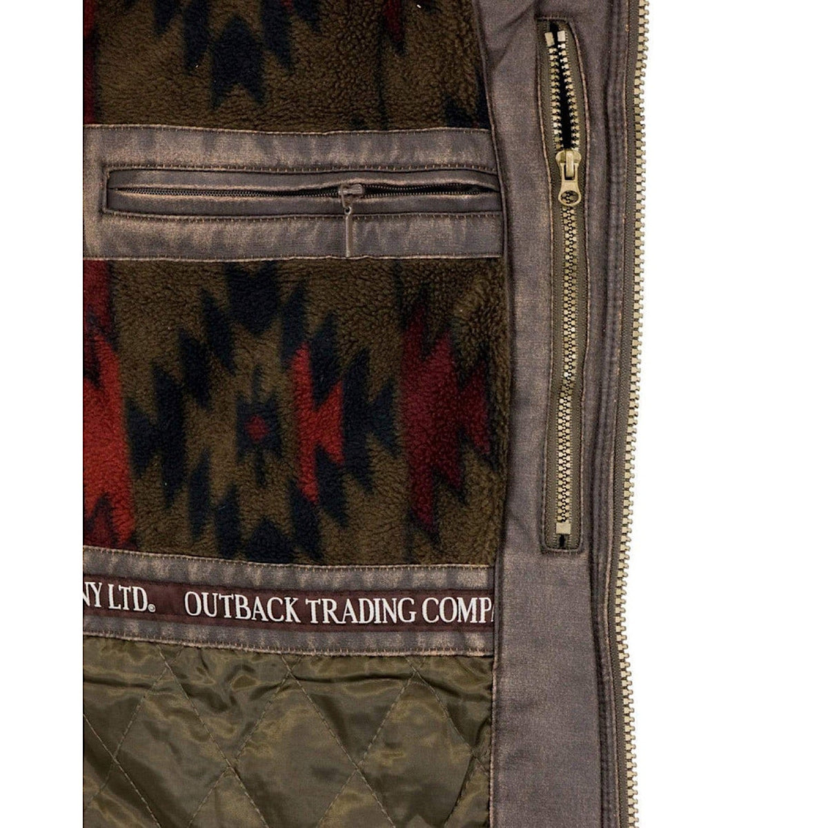 Outback Trading Mens Landsman Jacket Brown