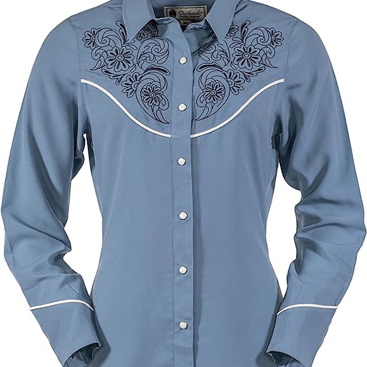 Outback Trading Women’s Isla Shirt-Sky