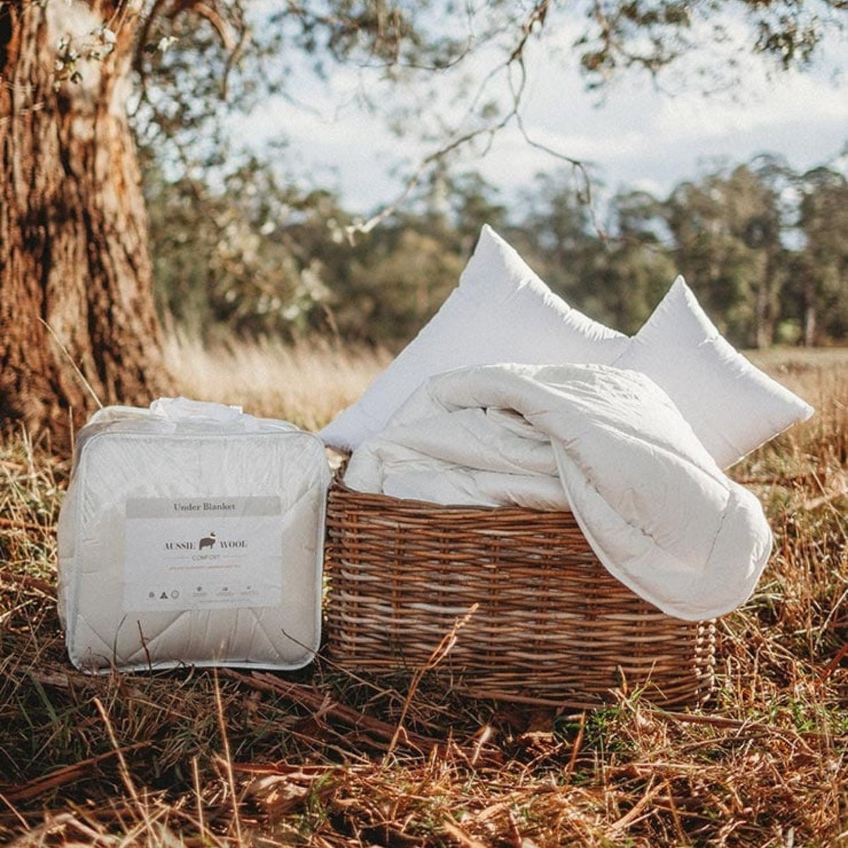 Pure Australian Wool Under Blanket / Mattress Topper