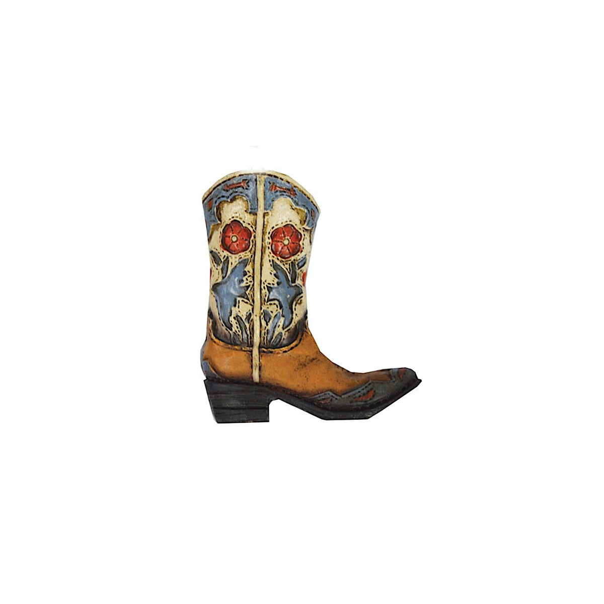 Pure Western Boot Dove & Flower Magnet