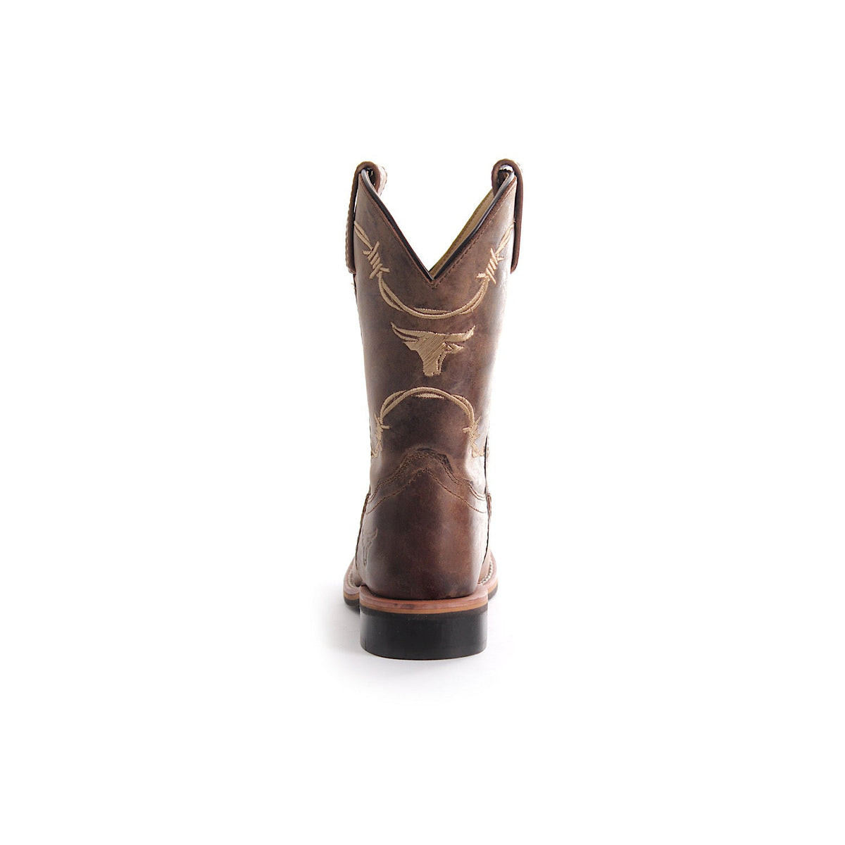 Pure Western CHILDRENS Kit Boot Oil Distress Brown