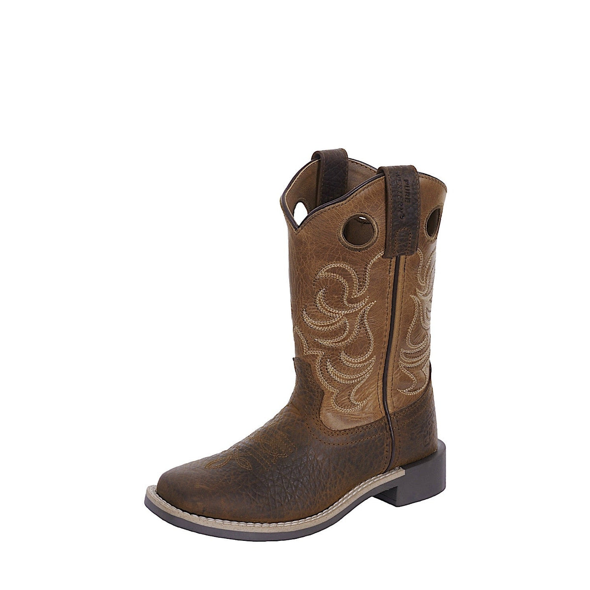 Pure Western Children’s Lincoln Boot Brown/Tan