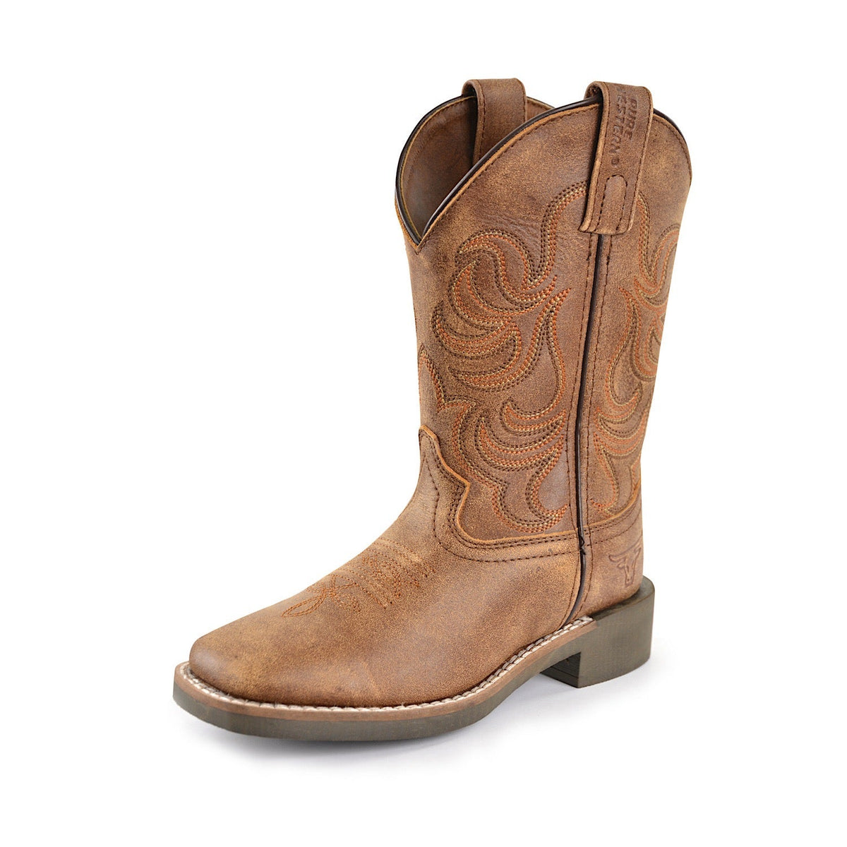 Pure Western CHILDRENS Sawyer Boot Tan