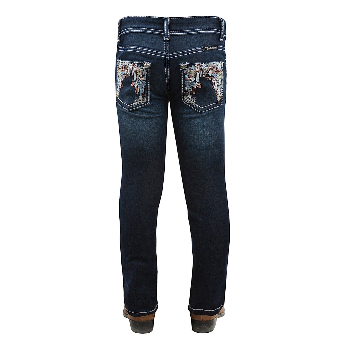 Pure Western Girl’s Angelica Slim Leg Jean Indigo