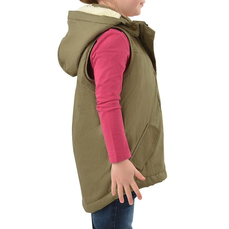 Pure Western Girl’s Bailey Vest - Forest