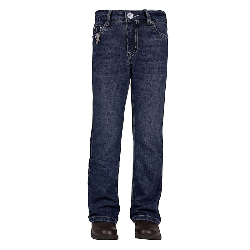 Pure Western Girl’s Bec Boot Cut Jean - Indigo