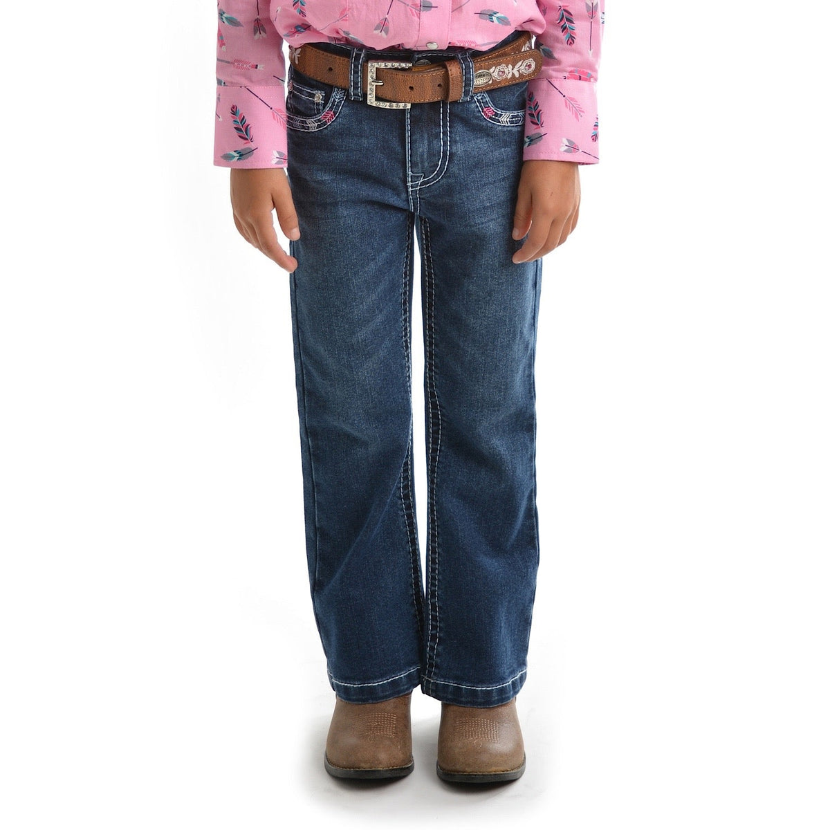 Pure Western Girl’s Holly Boot Cut Jean Twilight