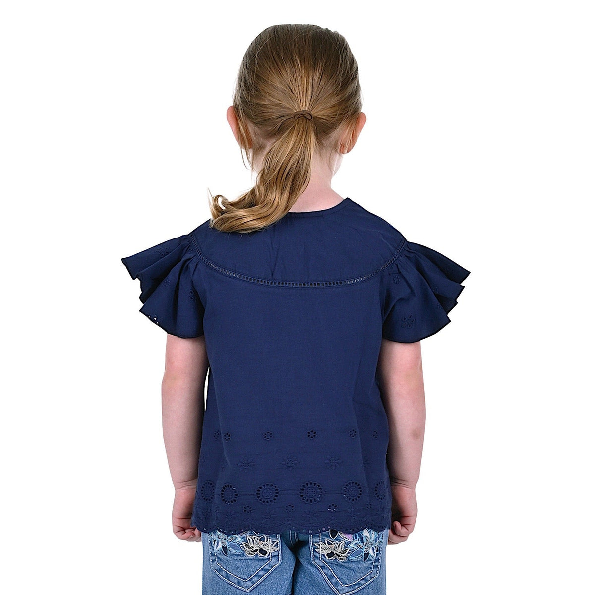 Pure Western Girls Jane Top-Navy