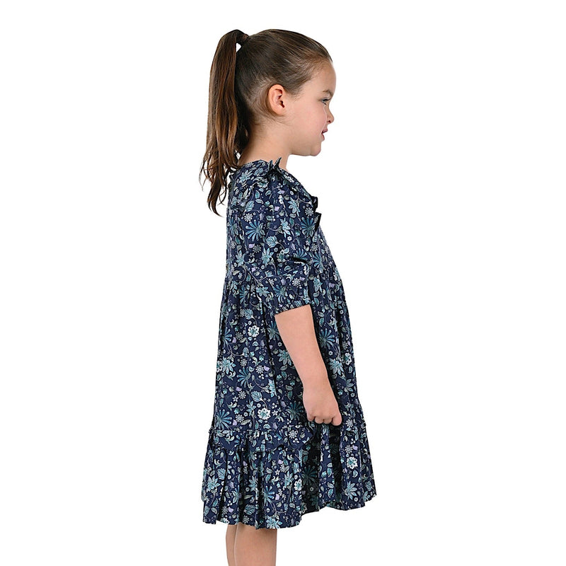 Pure Western Girls Rosie Dress-Navy/Multi