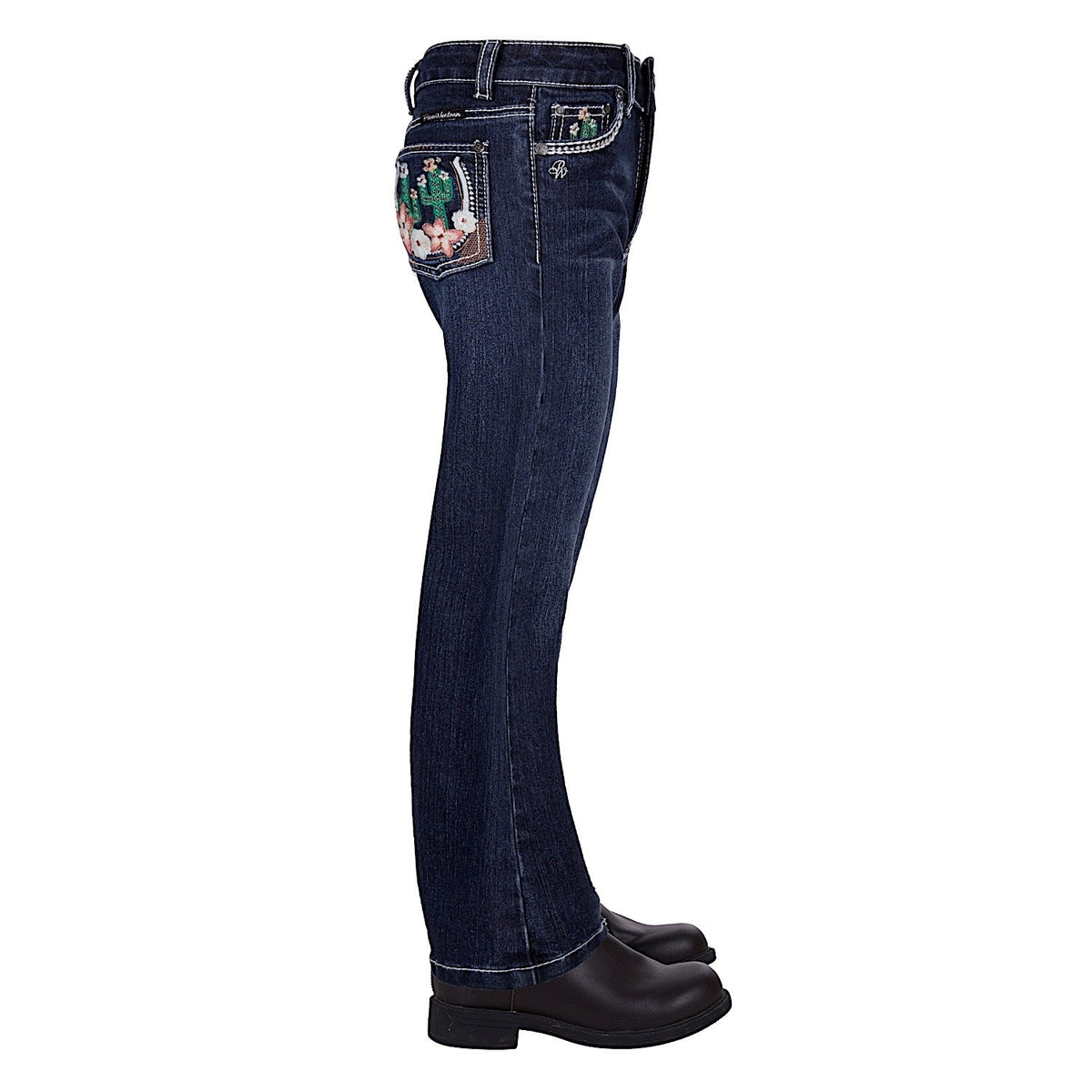 Pure Western Girl’s Zoe Boot Cut Jean Midnight