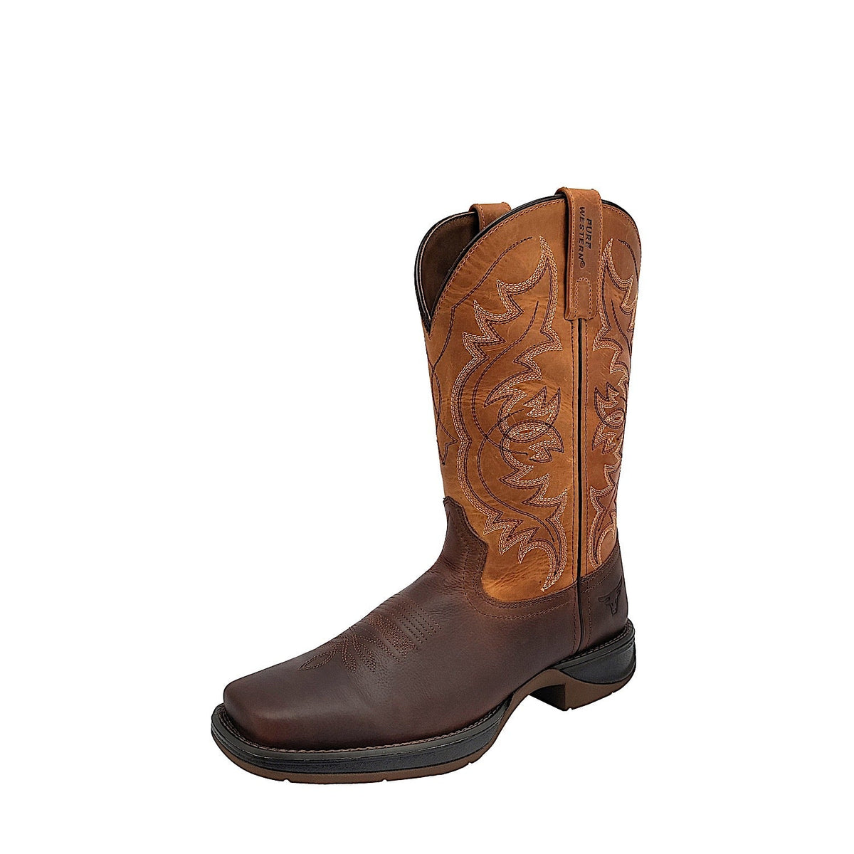 Pure Western Men’s Garland Boot - Chestnut/Tan