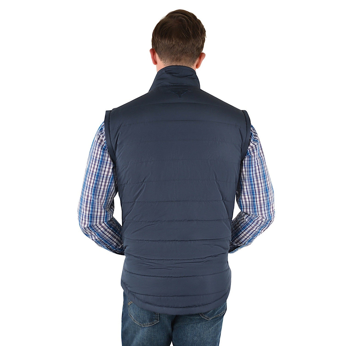 Pure Western Men’s Patterson Reversible Jacket-Navy