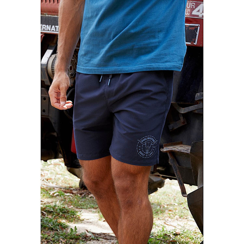 Pure Western Men’s Walker Boardshort Navy