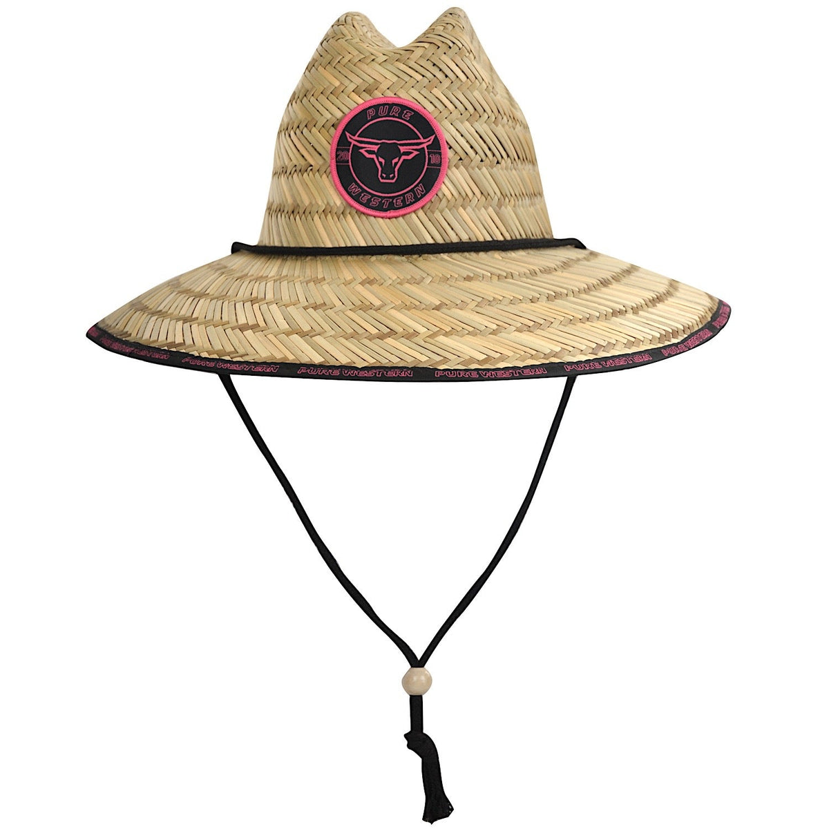 Pure Western Rodeo Print Hat Fuschia