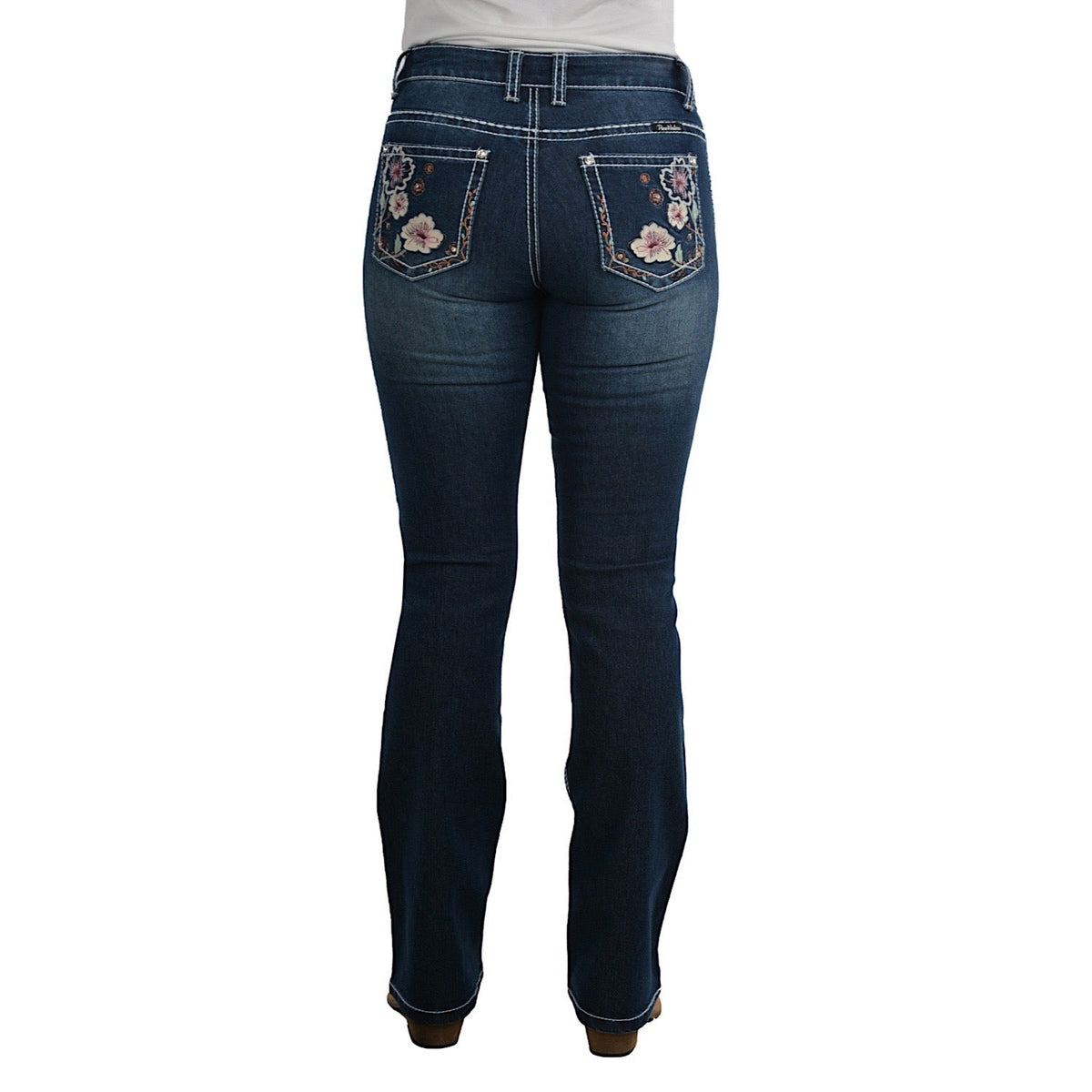 Pure Western Women’s Bridget Boot Cut Jean 32’’ Leg Indigo
