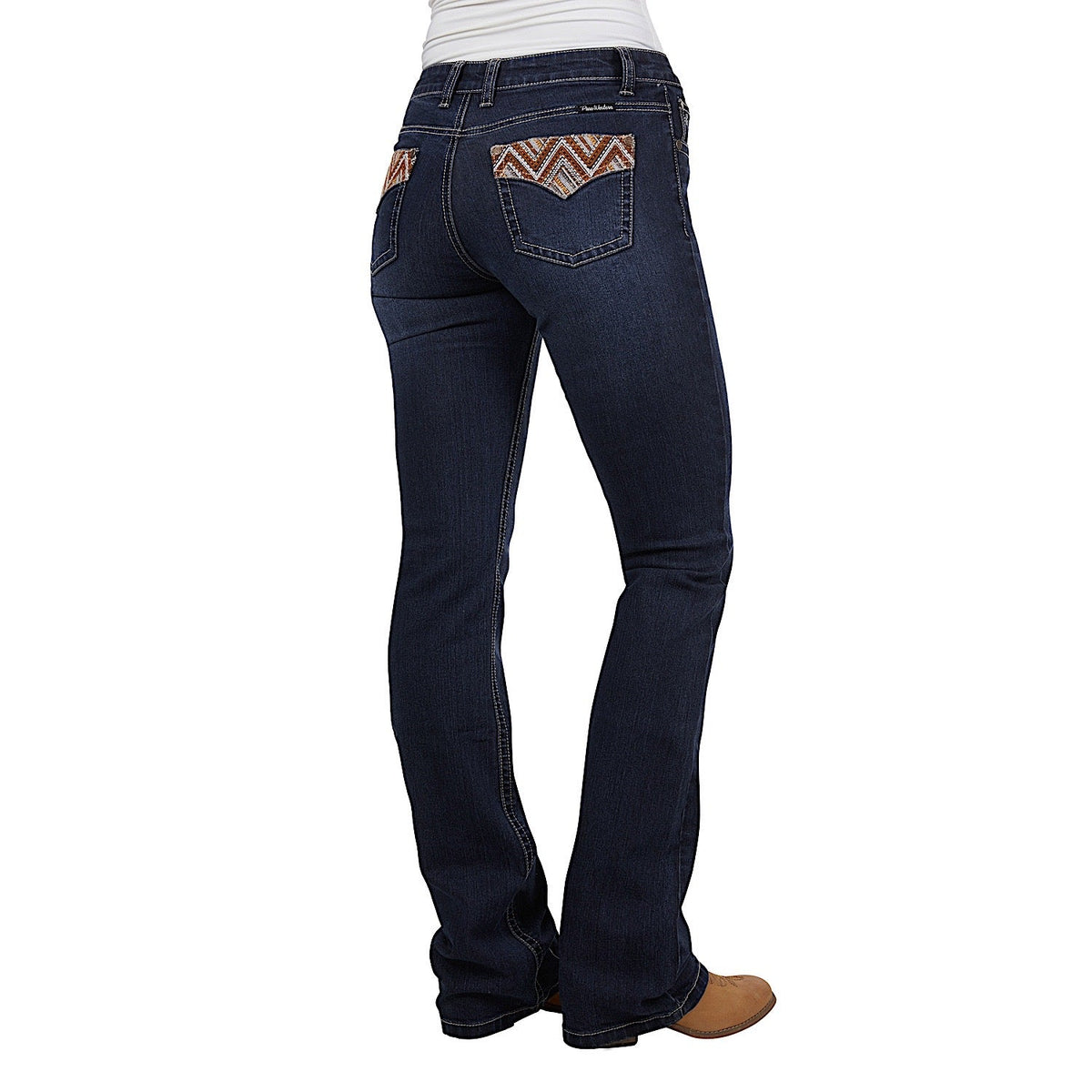 Pure Western Women’s Ivy Relax Rider Jean 36L Midnight