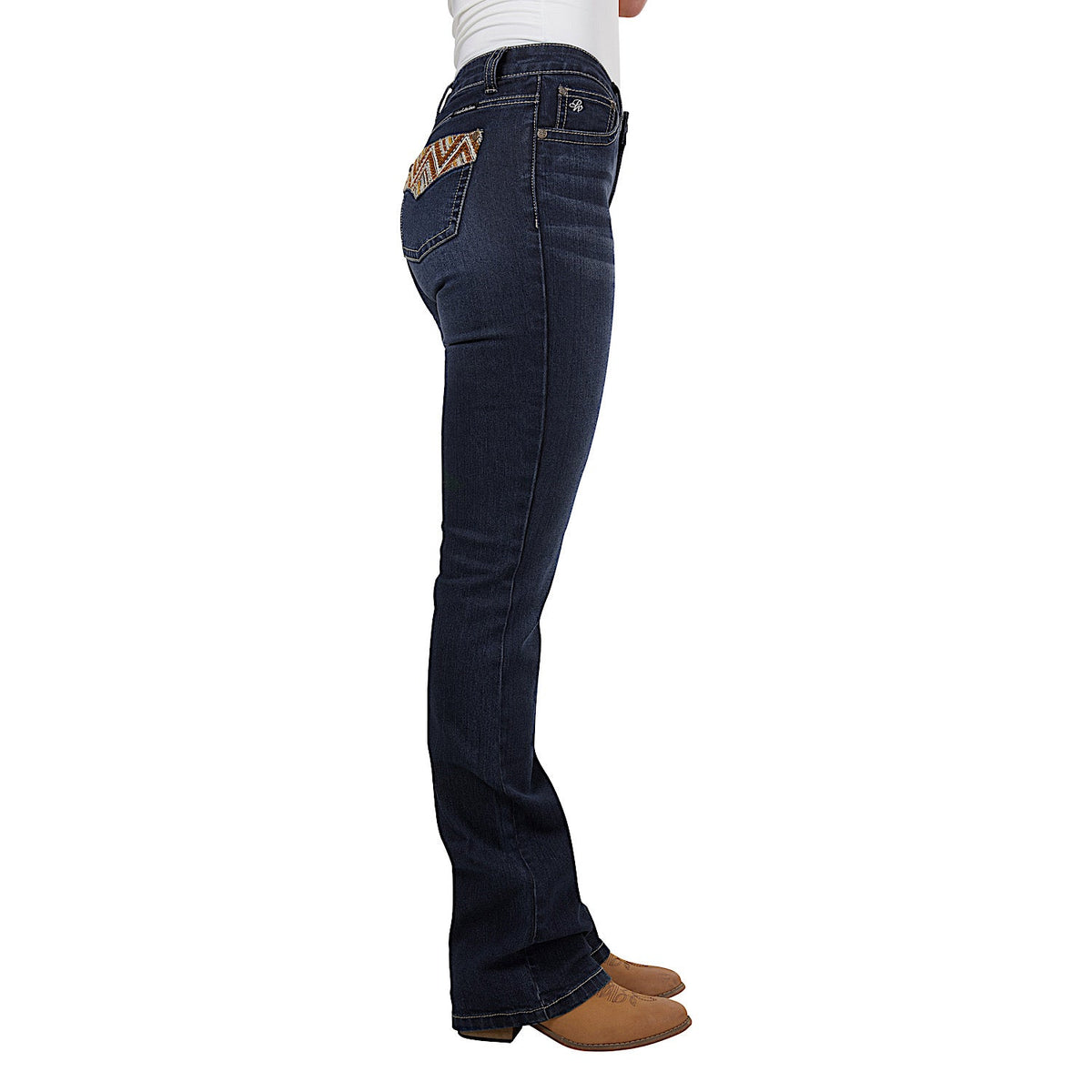 Pure Western Women’s Ivy Relax Rider Jean 36L Midnight