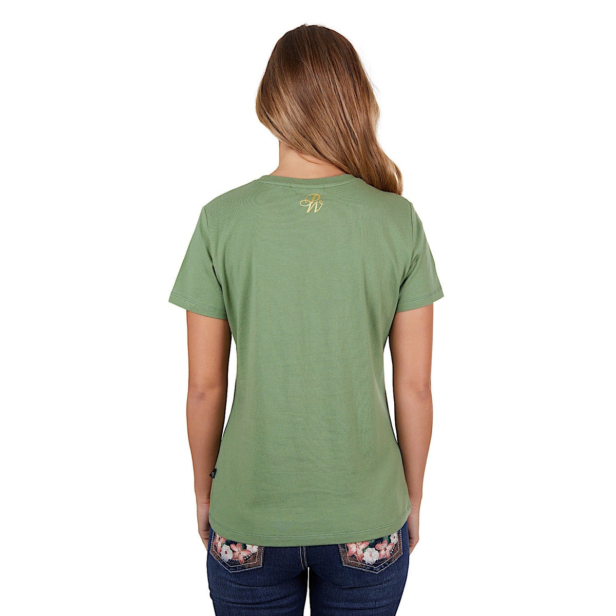 Pure Western Women’s Lauren Tee Moss