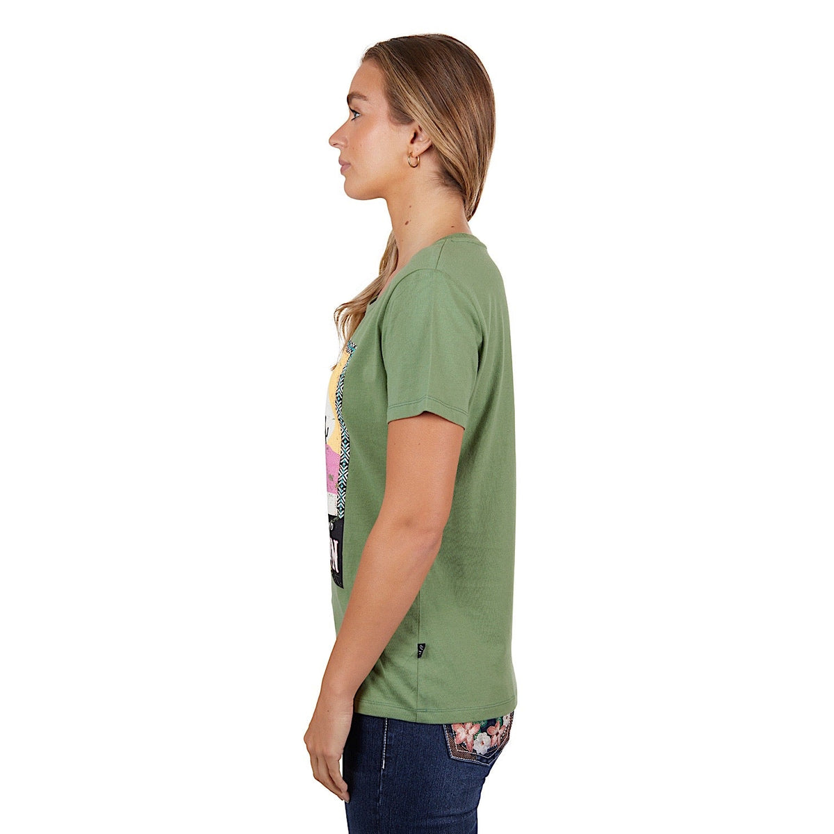 Pure Western Women’s Lauren Tee Moss