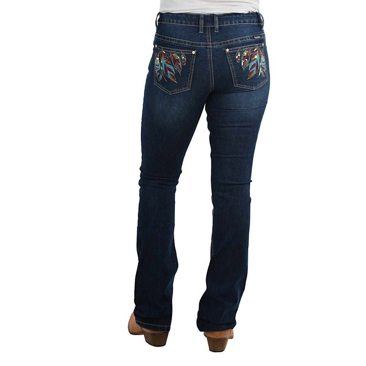 Pure Western Women’s Lucinda Straight Leg Jean 32’’ Leg Midnight
