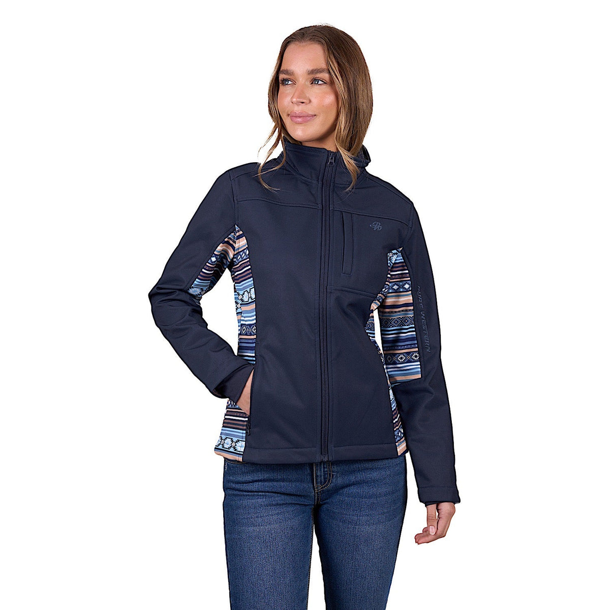 Pure Western Women’s Misha Soft Shell Jacket - Navy