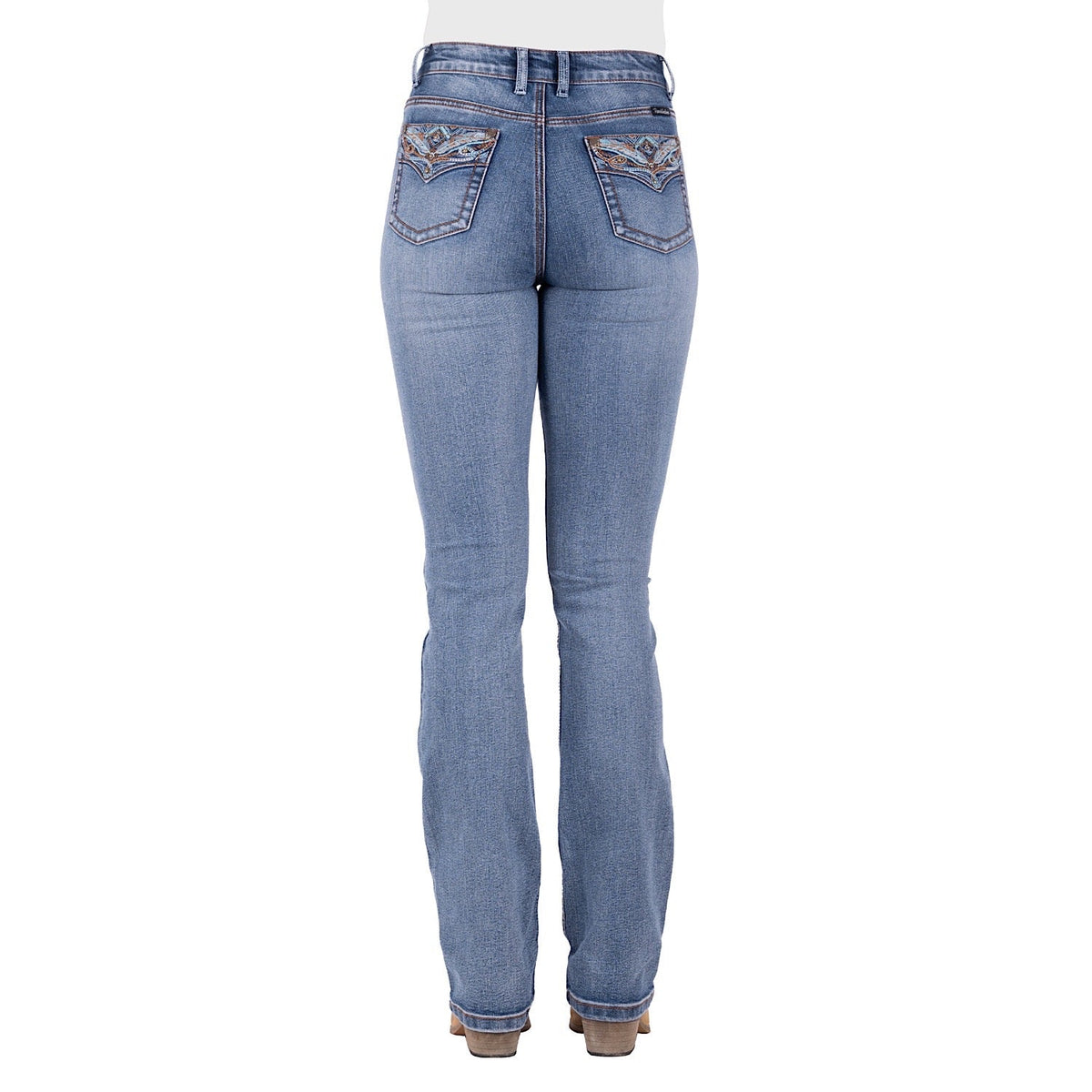 Pure Western Women’s Nina Hi Rise Boot Cut Jean-Moonshine