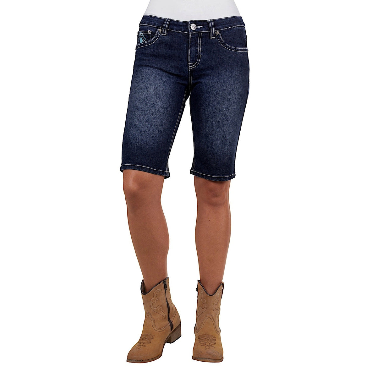 Pure Western Women’s Serena Short Texas Sky