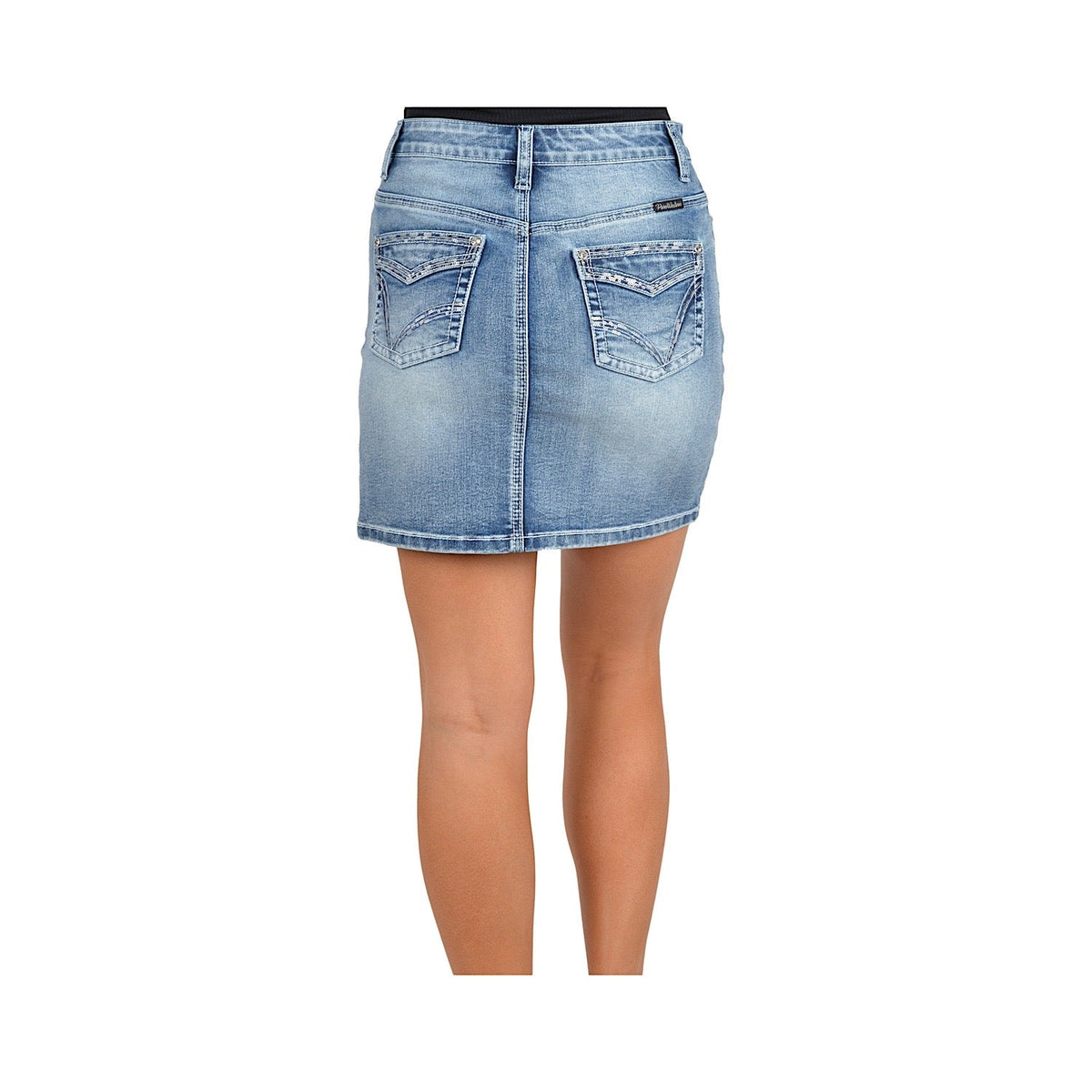 Pure Western Women’s Vicki Denim Skirt Moonshine