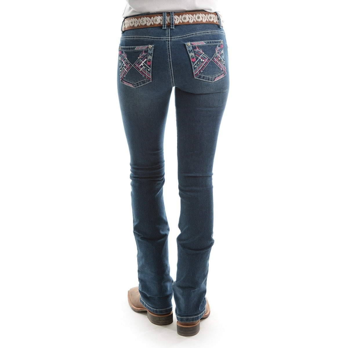 Pure Western Women’s Winona Boot Cut Jean 34’’ Leg Twilight