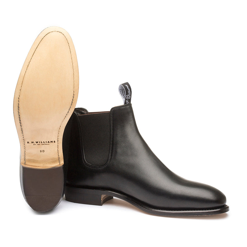 R.M.Williams Women’s Yearling Adelaide Leather Sole Boots - Black