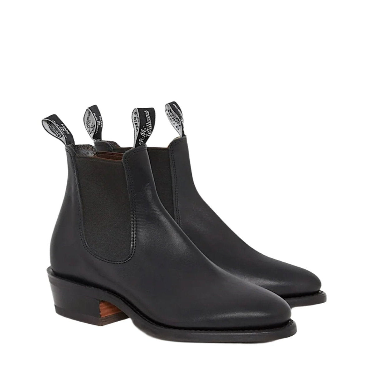 R.M.Williams Women’s Yearling Adelaide Leather Sole Boots - Black