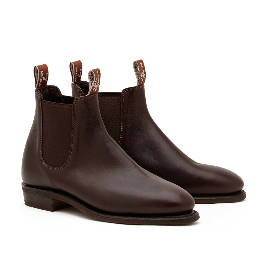 R.M. Williams Women’s Yearling Adelaide Rubber Sole Boots - Chestnut